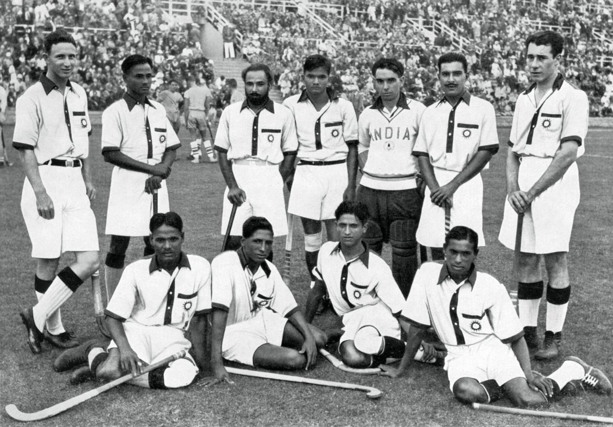 印度冰球队，1936年柏林奥运会金牌得主 作者 不明