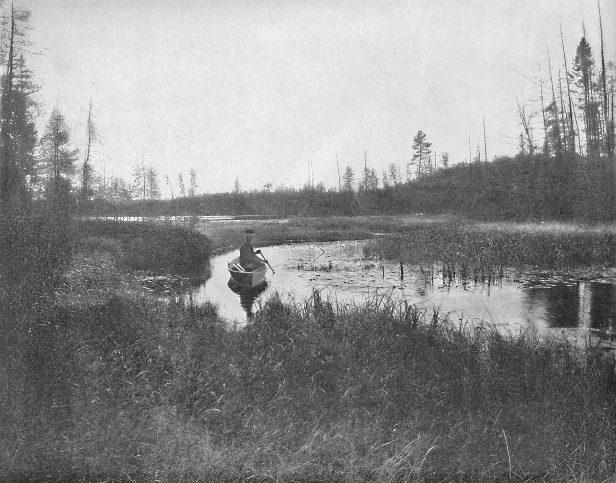 威斯康星州雷湖（The Thunder）入口，约建于1897年。 作者 不明