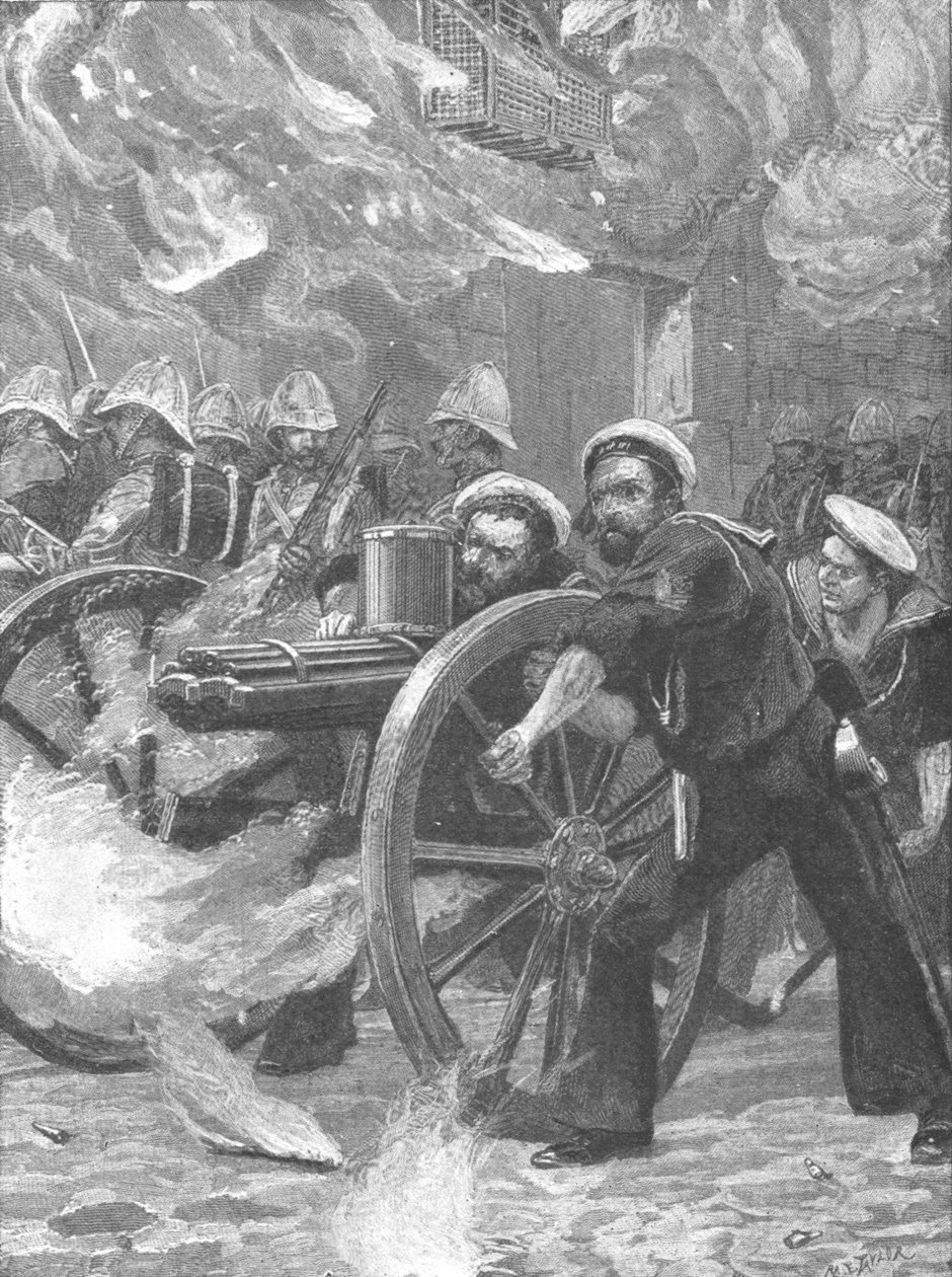 1882年，在阿拉比·帕夏（Arabi Pasha）领导下的暴动：清理街道的蓝夹克……，1901年。 作者 不明