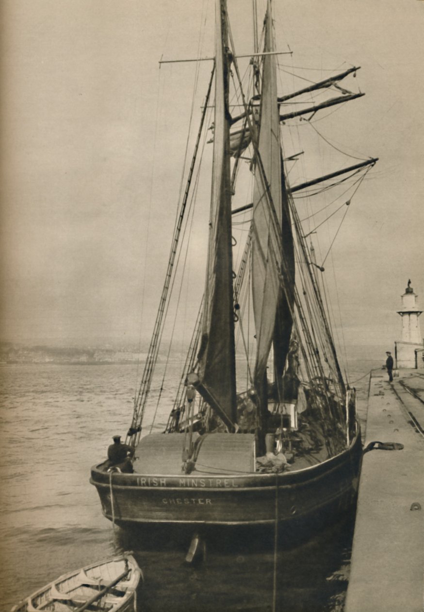爱尔兰Minstrel，木制三桅纵帆船，1937年 作者 不明