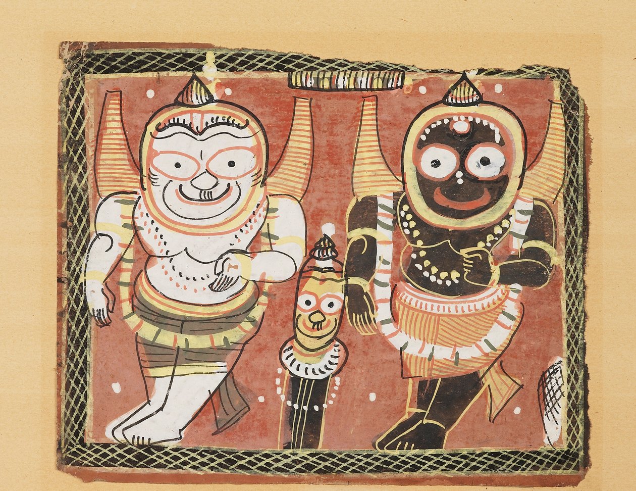 Jagannatha三重奏》，19世纪 作者 不明