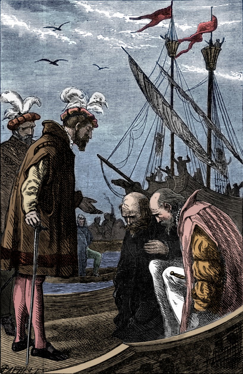 国王拜访瓦斯科·达·伽马（Vasco da Gama），1904年 作者 不明