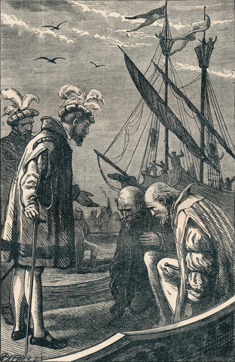 国王拜访瓦斯科·达·伽马（Vasco da Gama），1904年 作者 不明