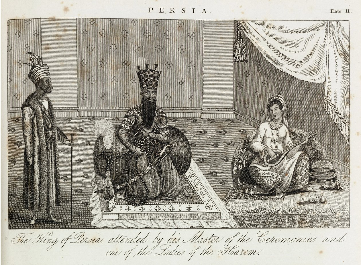 波斯国王，c 1810-1829 作者 不明
