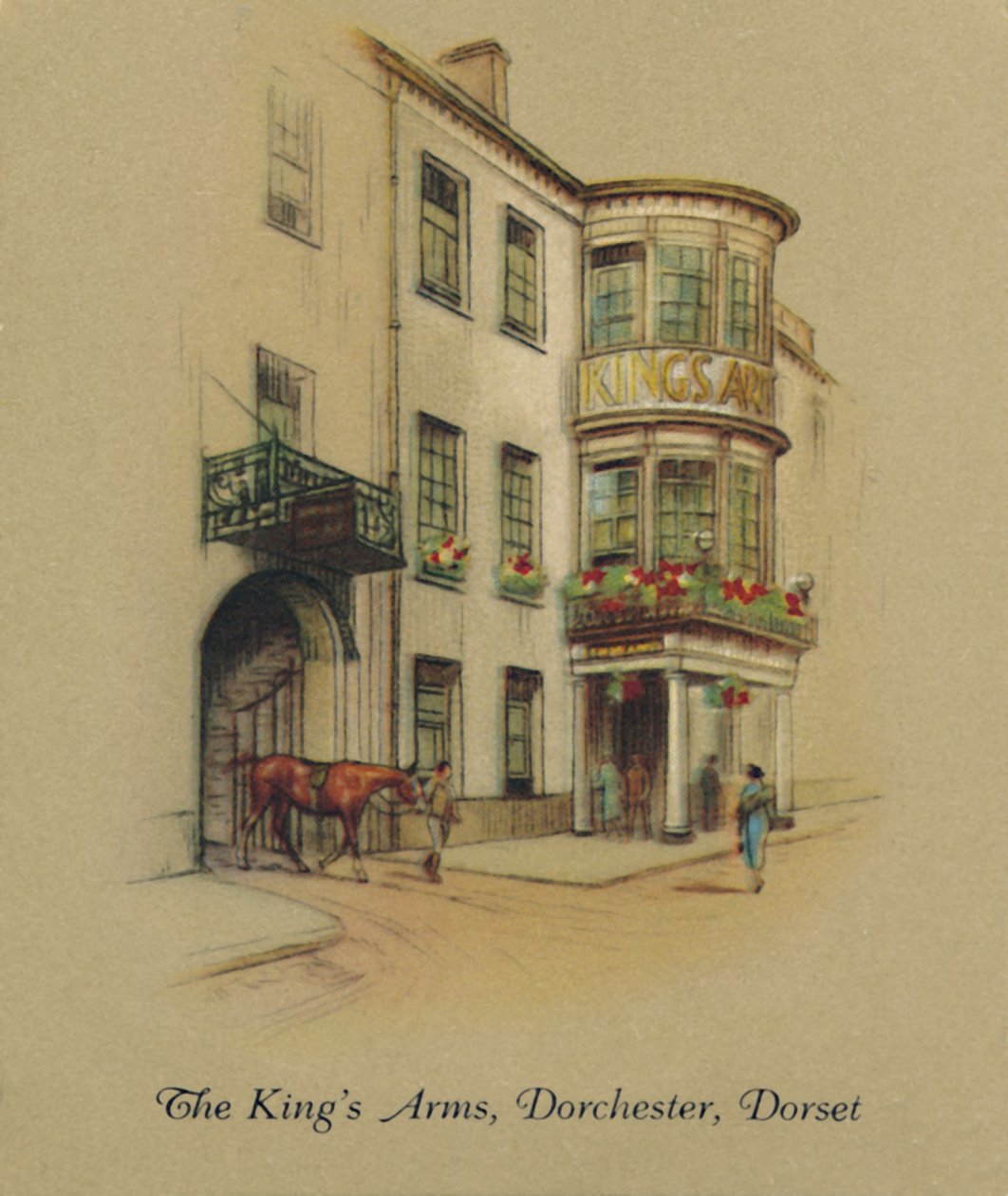 The Kings Arms，多切斯特，多塞特，1939年 作者 不明