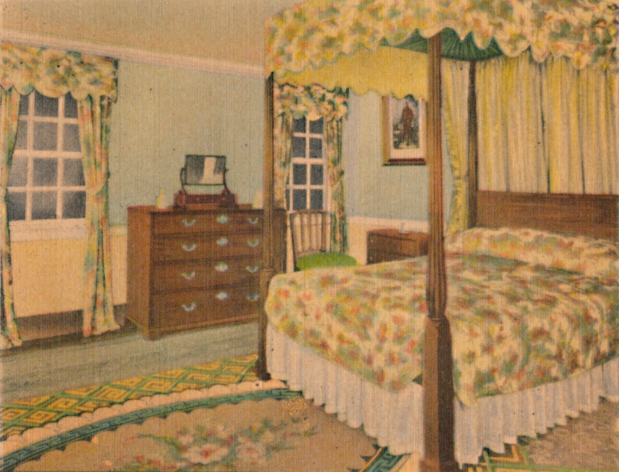 拉斐特卧室，1946年 作者 不明