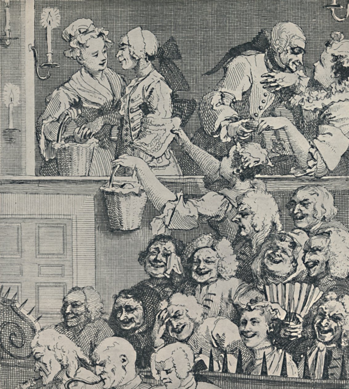 The Laughing Audience，1733年，1920年 作者 不明