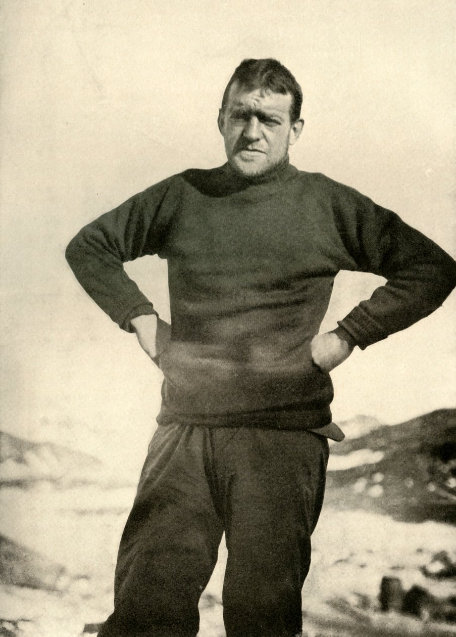 冬季服装探险队的领导人，c1908，1909年 作者 不明