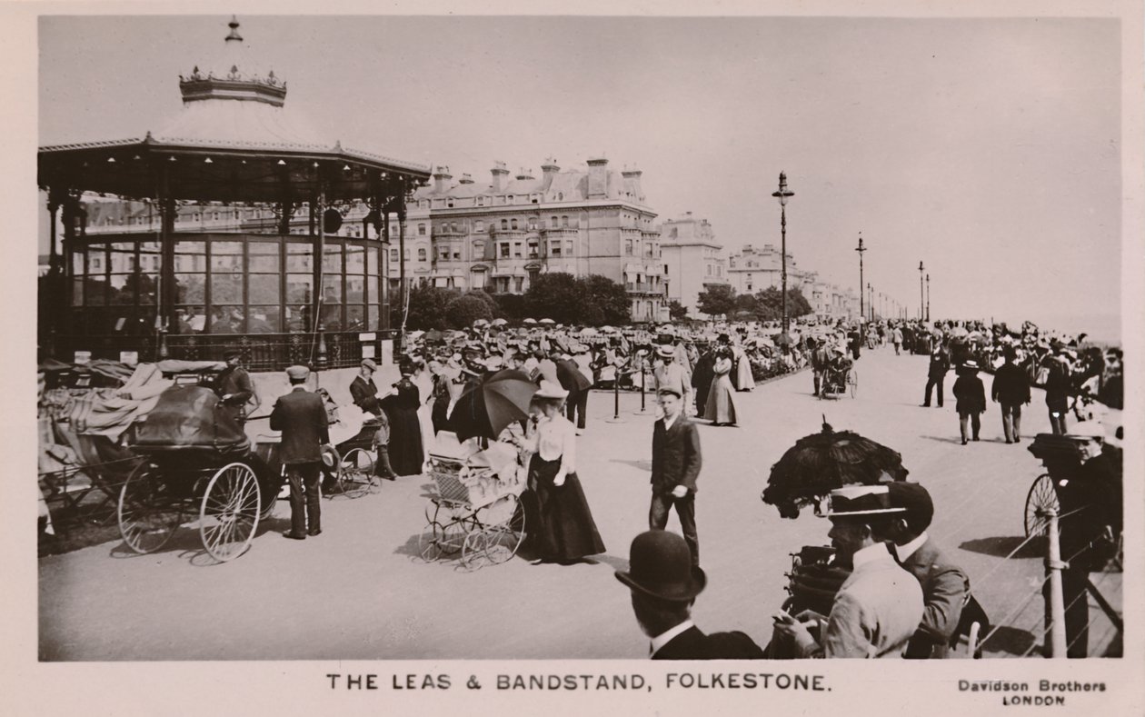 Leas＆Bandstand，福克斯通，19世纪末-20世纪初 作者 不明