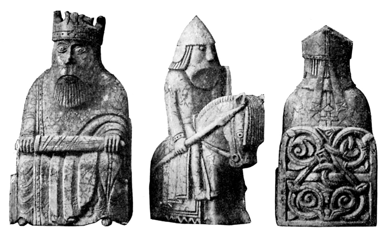 刘易斯棋子，挪威，c1150-c1200，c1920 作者 不明