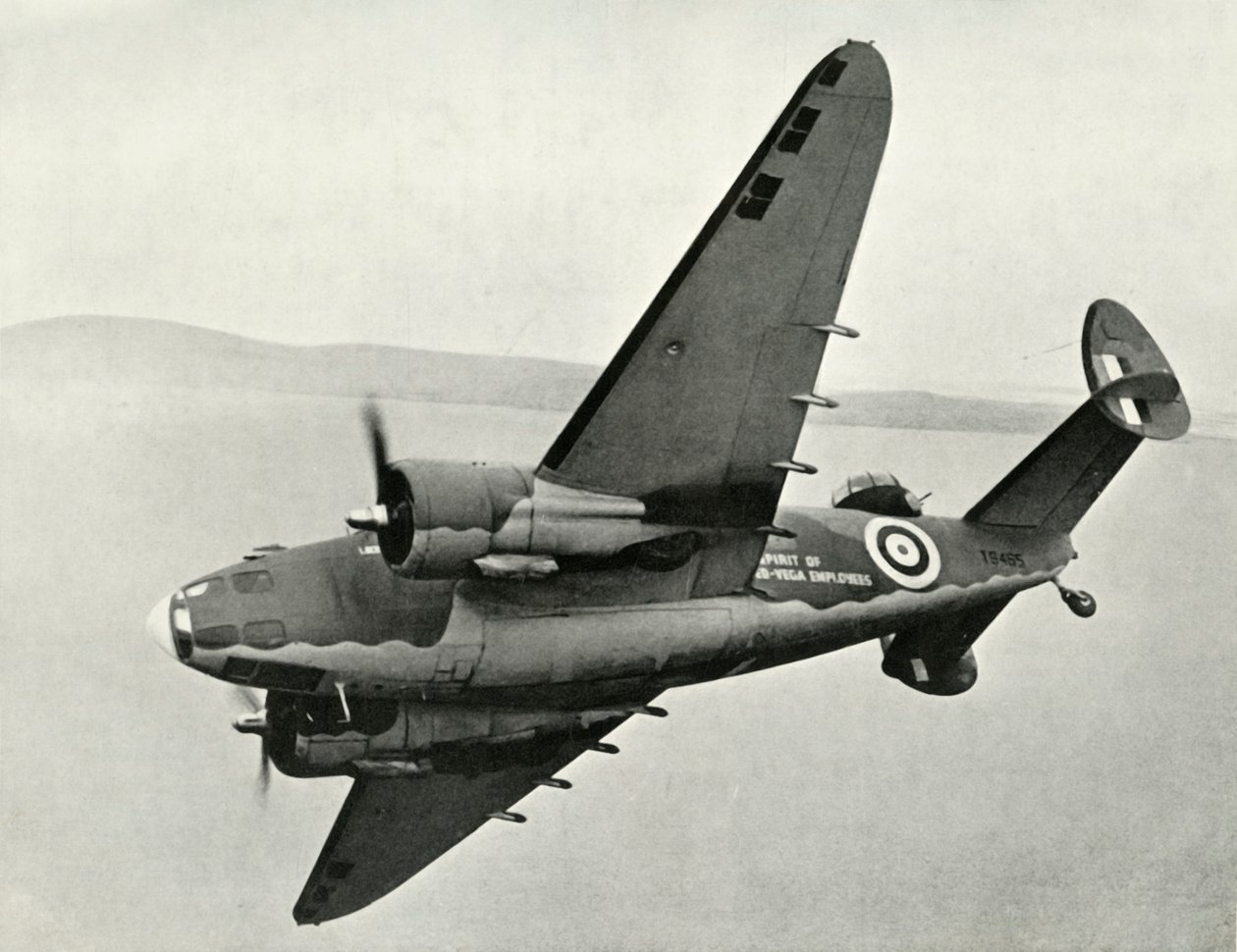 洛克希德·哈德森（Lockheed Hudson），1941年。 作者 不明