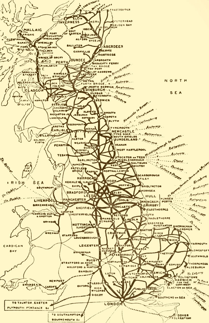 伦敦和东北铁路，1930年。 作者 不明