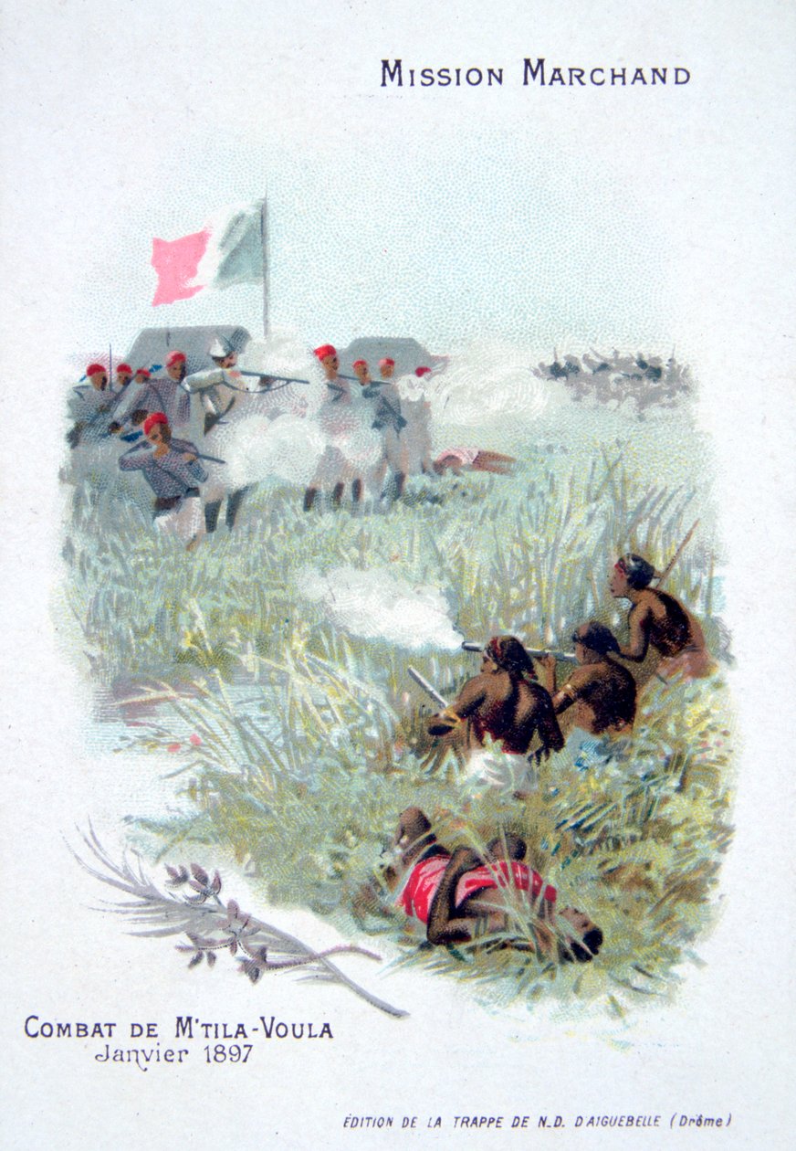 Marchand探险队：1897年1月在Mtila Voula战斗 作者 不明
