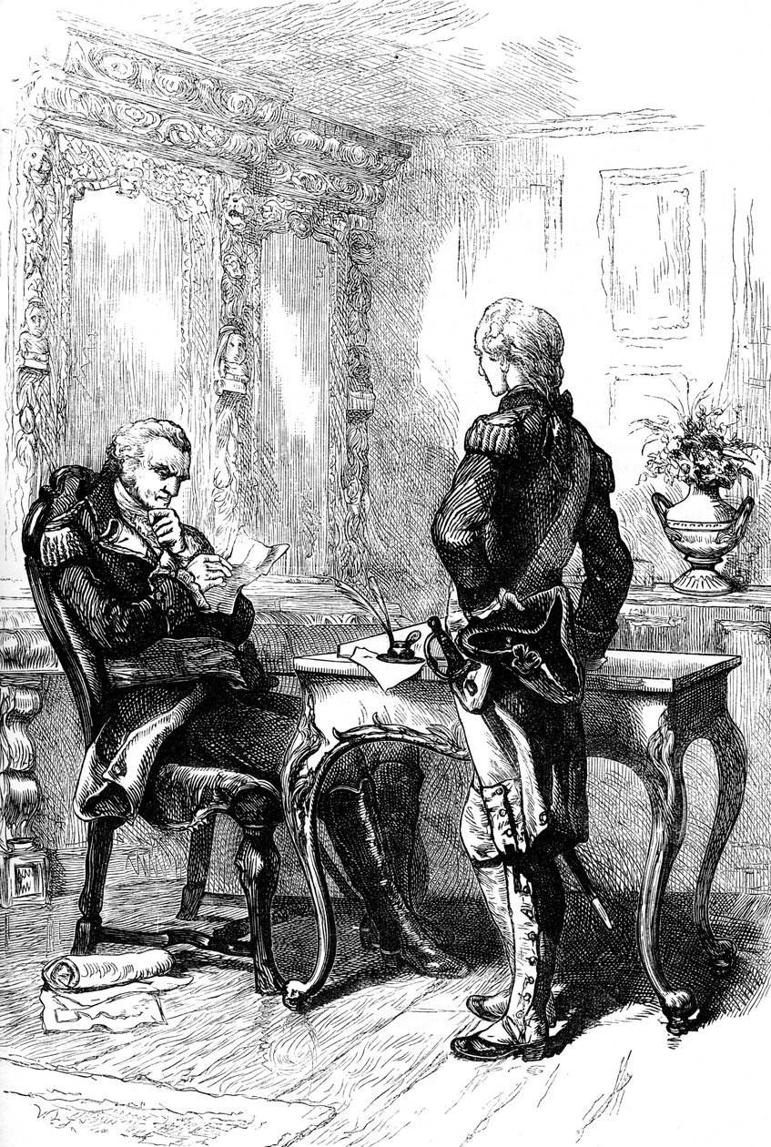 拉斐特侯爵与乔治·华盛顿（c1775-1781 c1880） 作者 不明