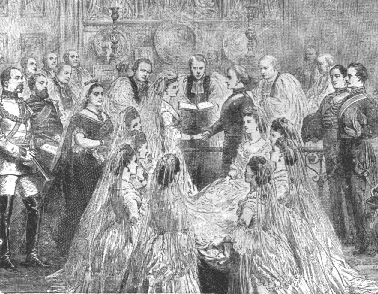 路易丝公主与洛恩侯爵的婚姻... 1871年，1901年。 作者 不明