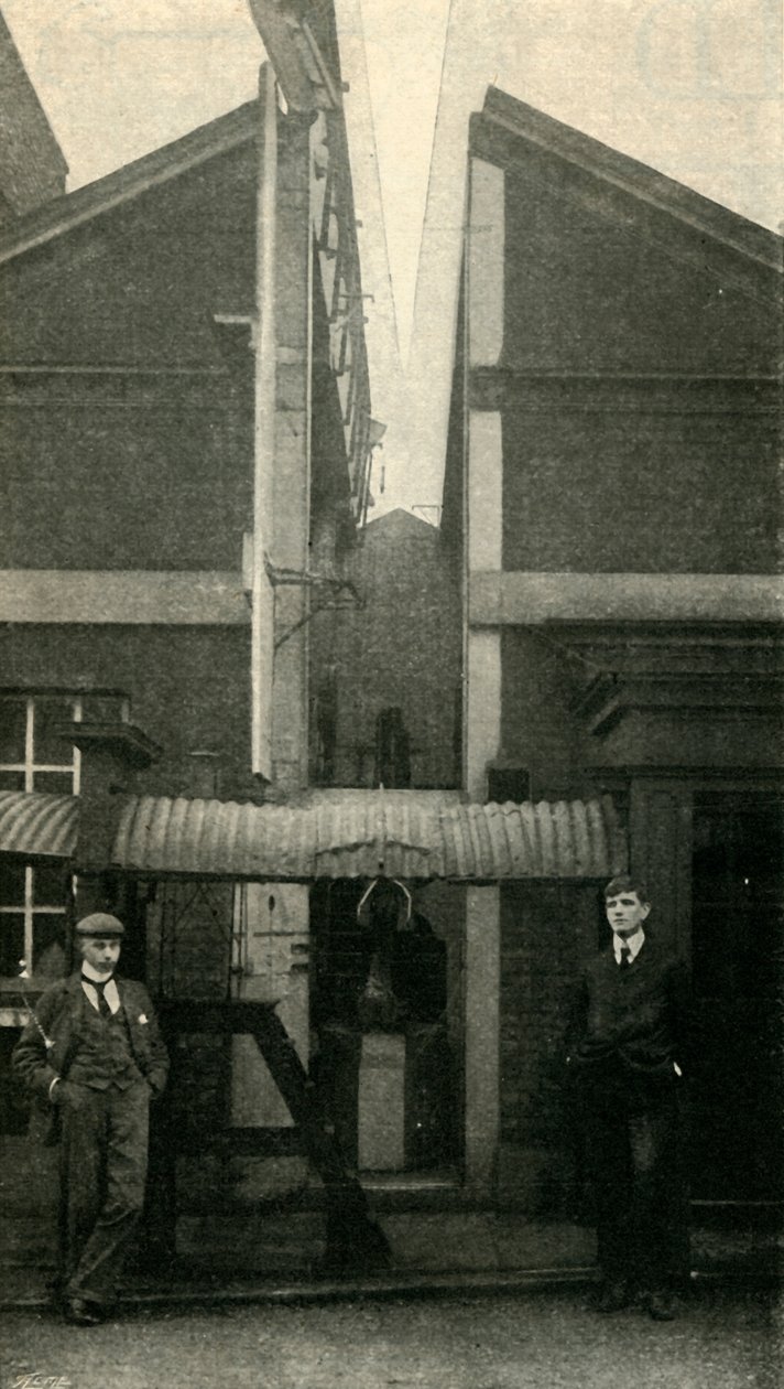 格林威治子午线，用以测量时间，1901年。 作者 不明