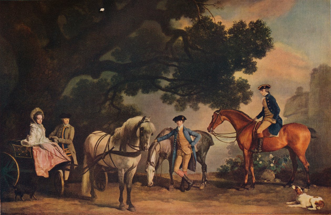 米尔班克和墨尔本家庭，1796年左右，1929年 作者 不明