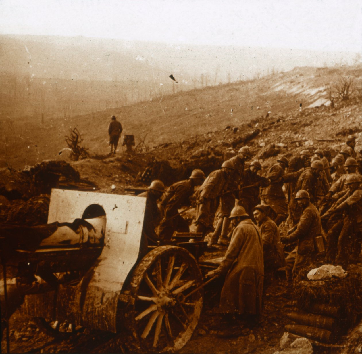 1917年4月1日，法国北部拉斐尔的磨坊 作者 不明