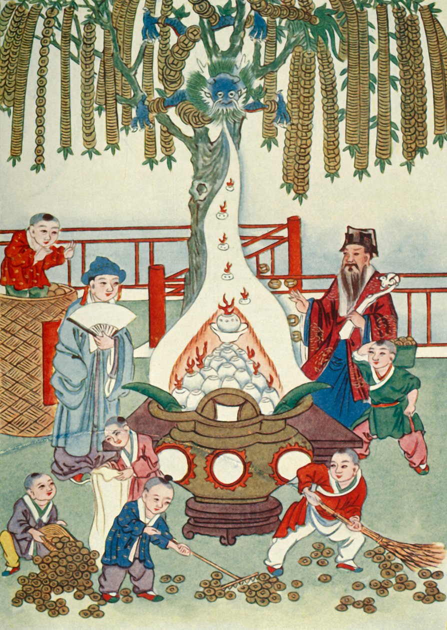 钱树子》，1922年。 作者 不明