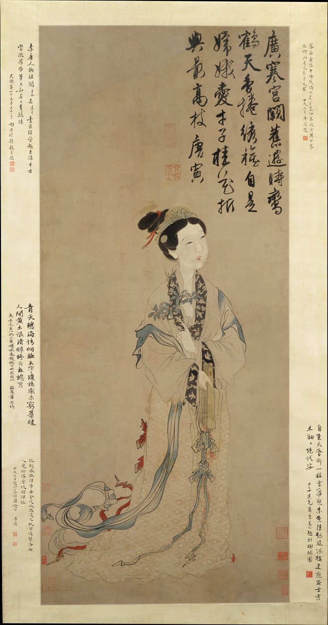 月亮女神张娥。 作者 不明