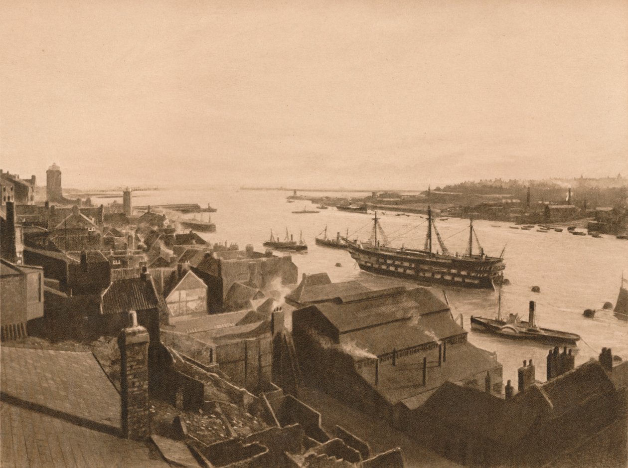 泰恩河口，1902年 作者 不明