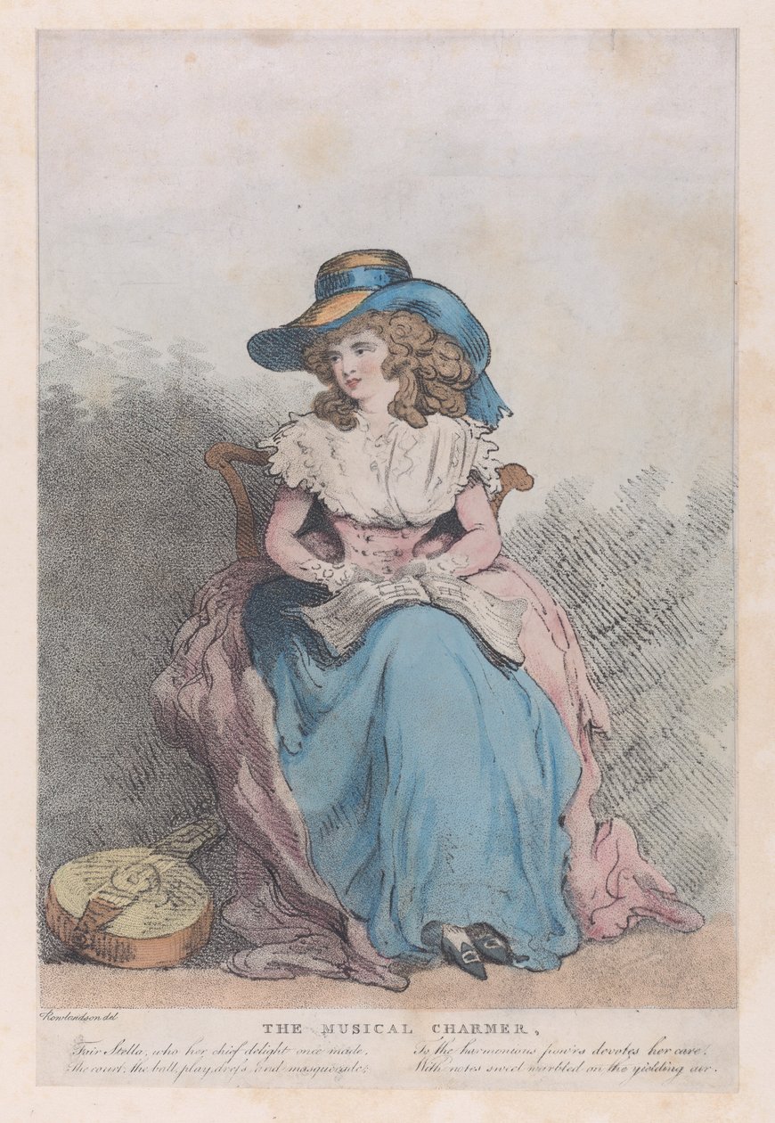 The Musical Charmer, ca. 1793., ca. 1793. 作者 不明