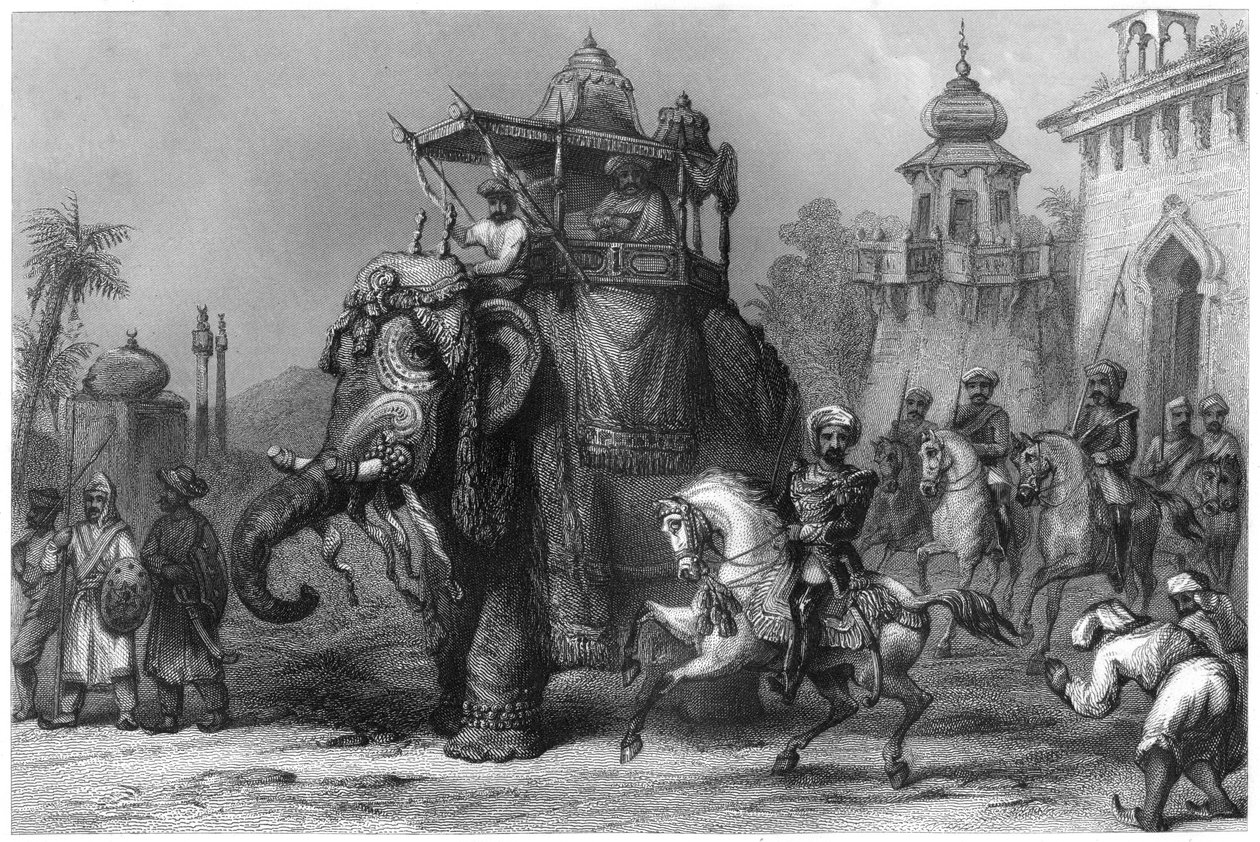 Nana Sahib和他的护送，c1860 作者 不明