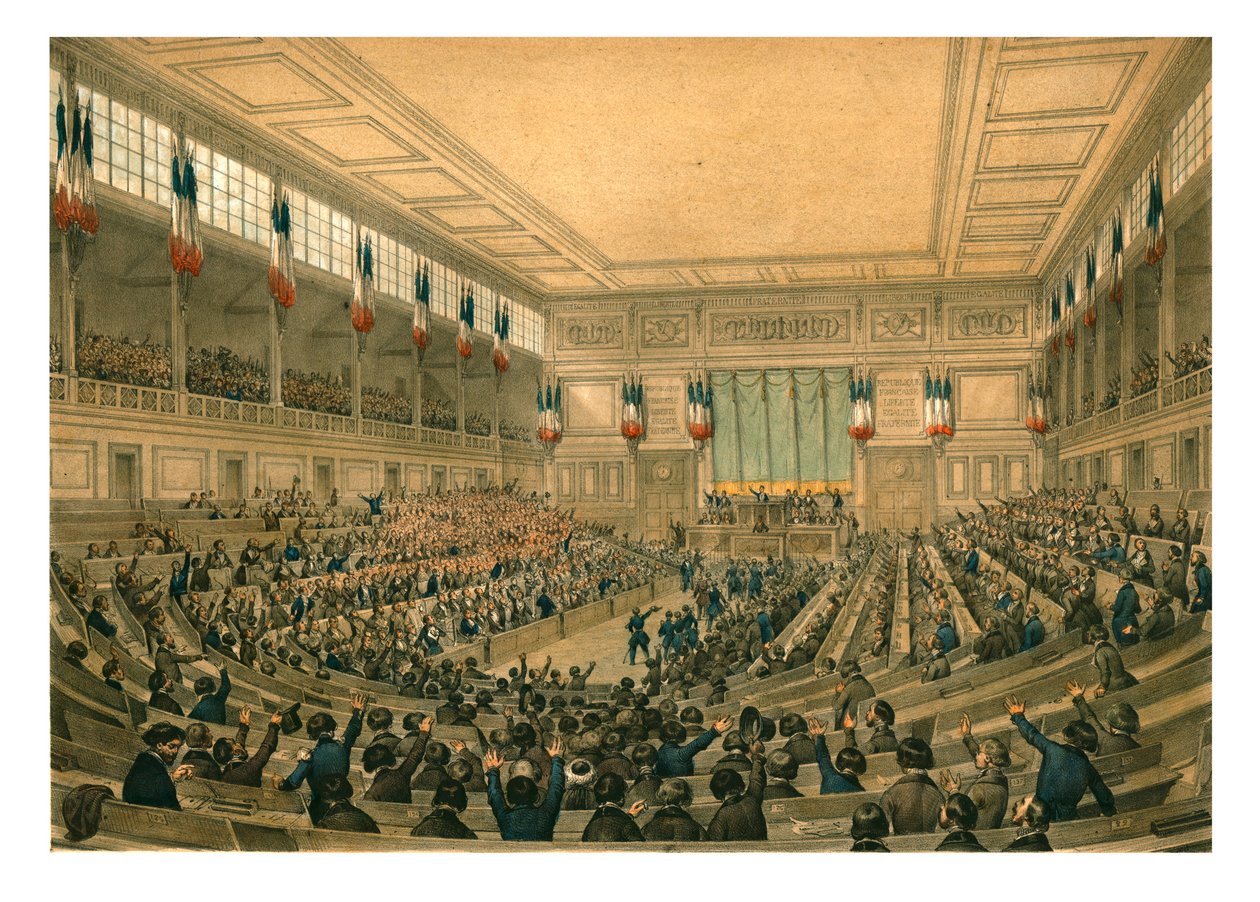 国民制宪会议法国第二共和国，1848年5月。 作者 不明