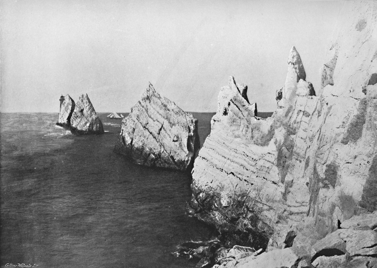 针-全景，展示灯塔，1895年 作者 不明