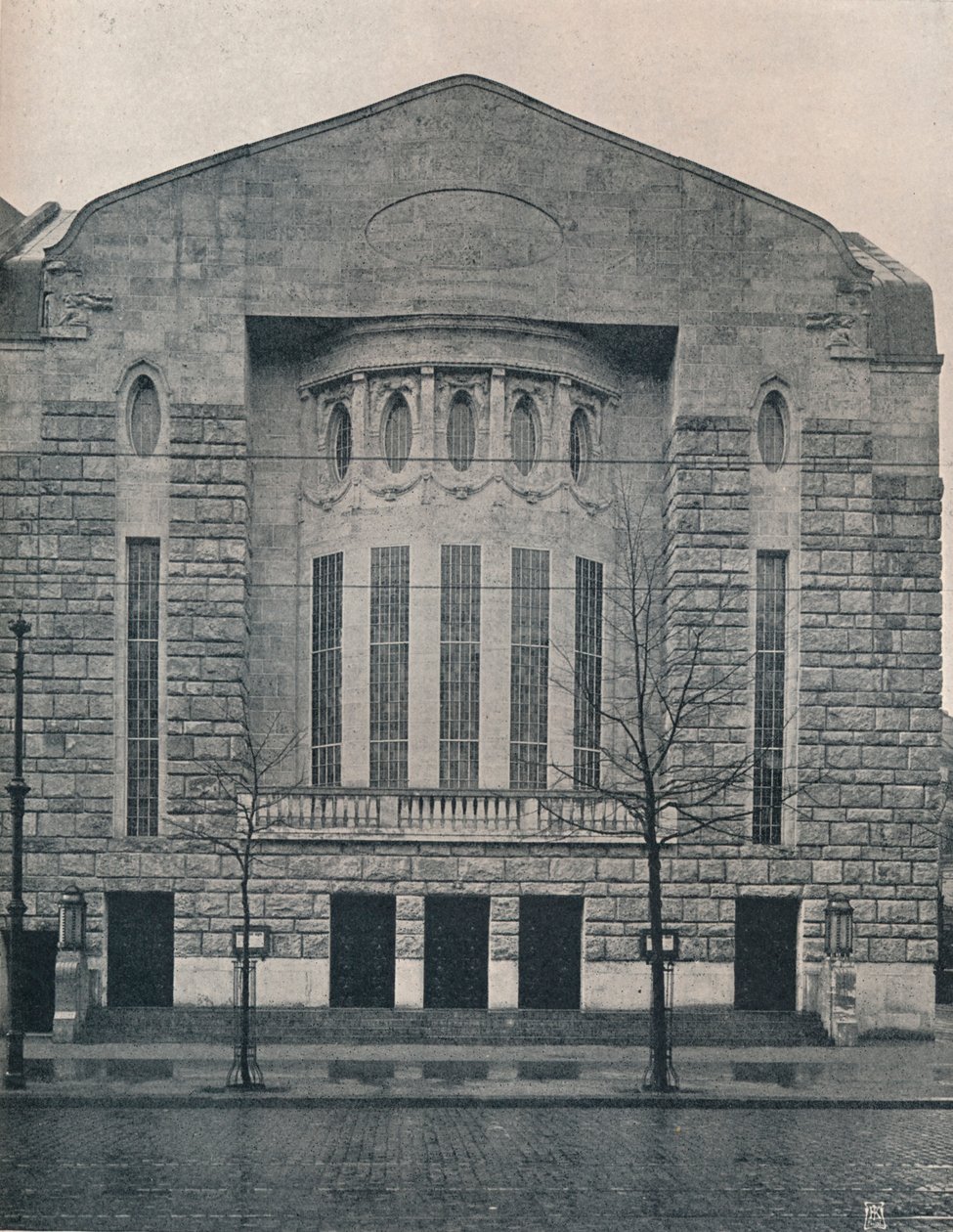 柏林新希伯尔剧院，约建于1908年 作者 不明