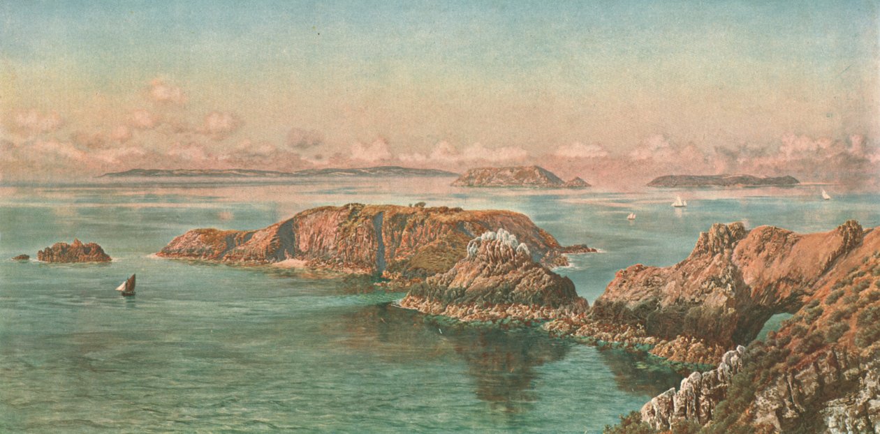 诺曼群岛海峡群岛，1885年，c1902。 作者 不明