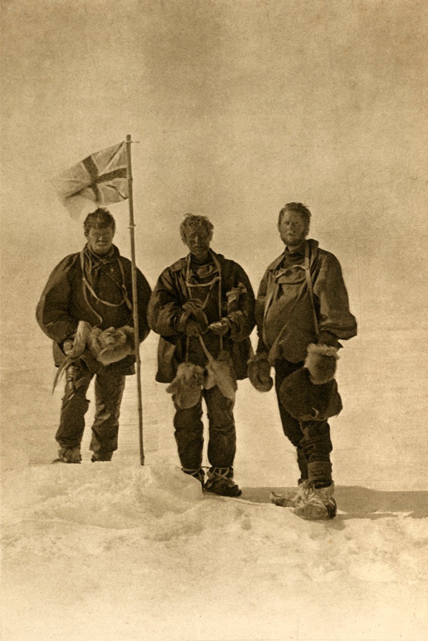 北方党在南磁极，1909年1月17日 作者 不明