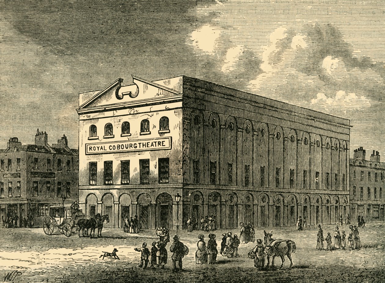 1820年的老科堡剧院（c1878）。 作者 不明