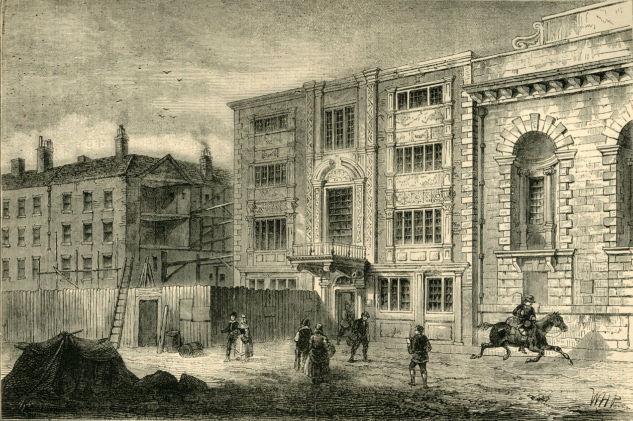 伦巴底街的旧邮局，约1800年，建于约1872年。 作者 不明
