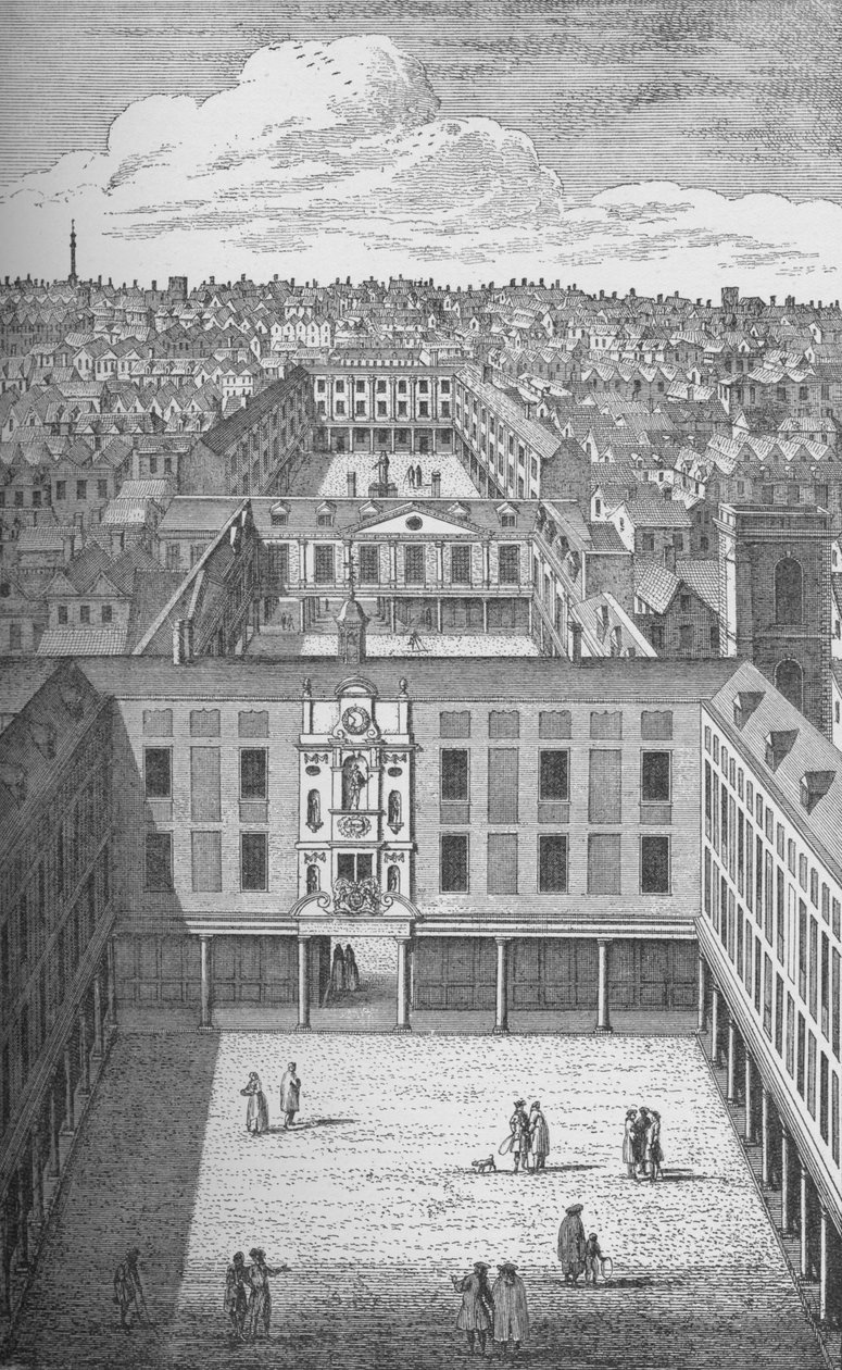 贝尔蒙德西（Bermondsey）的旧圣托马斯医院（The St.Thomas Hospital）取代了1701年的早期修道院建筑， 作者 不明