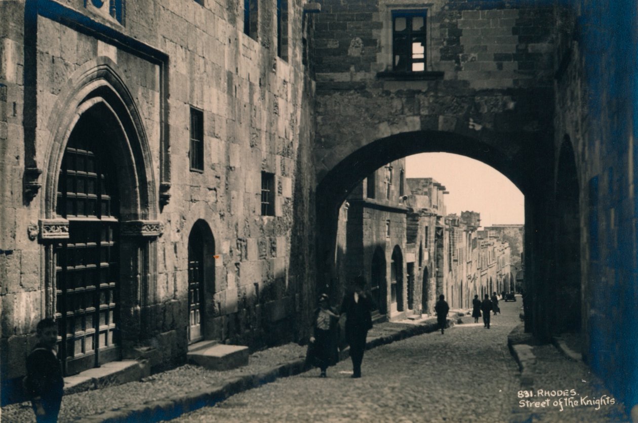 希腊罗得岛旧城区，1936年 作者 不明
