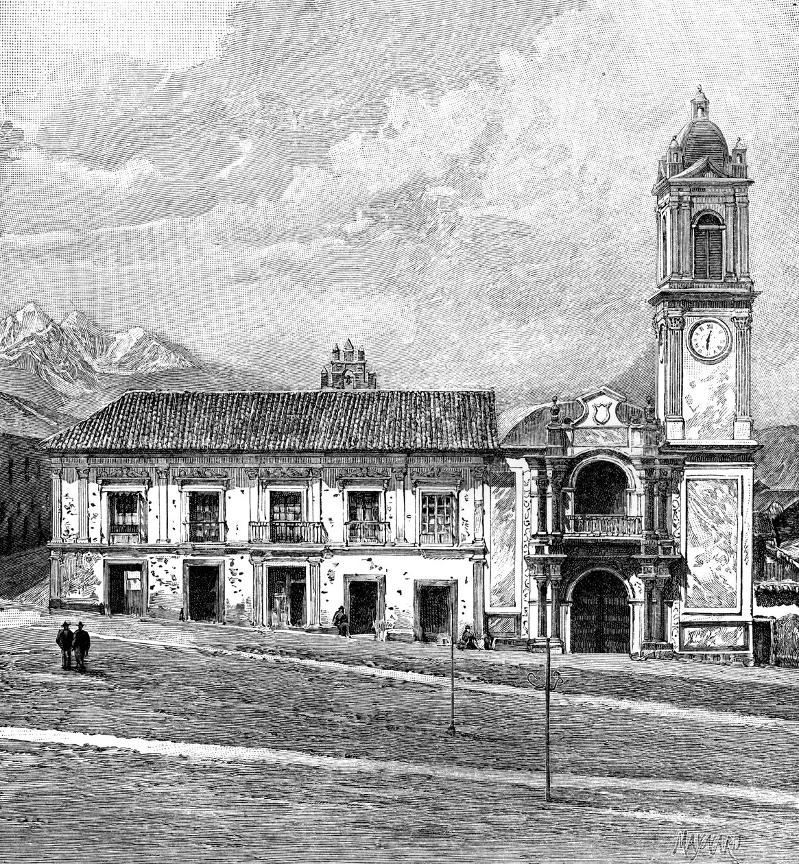 国会大厦，玻利维亚拉巴斯，1895年 作者 不明
