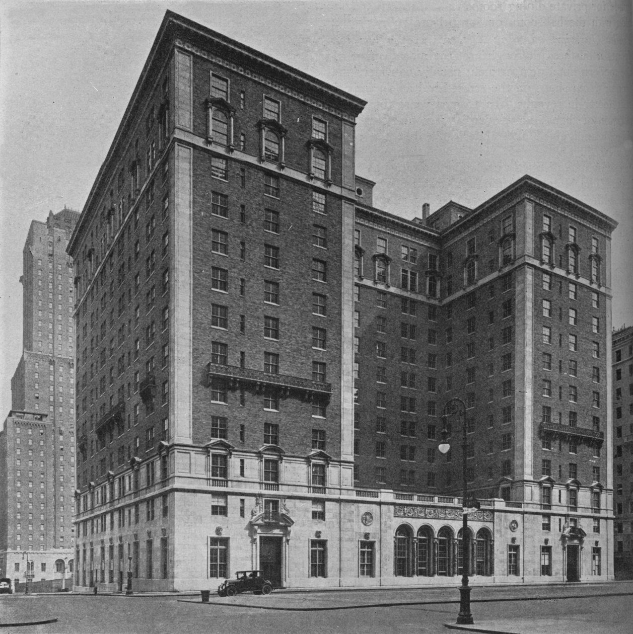 1924年，纽约市柏宁酒店 作者 不明