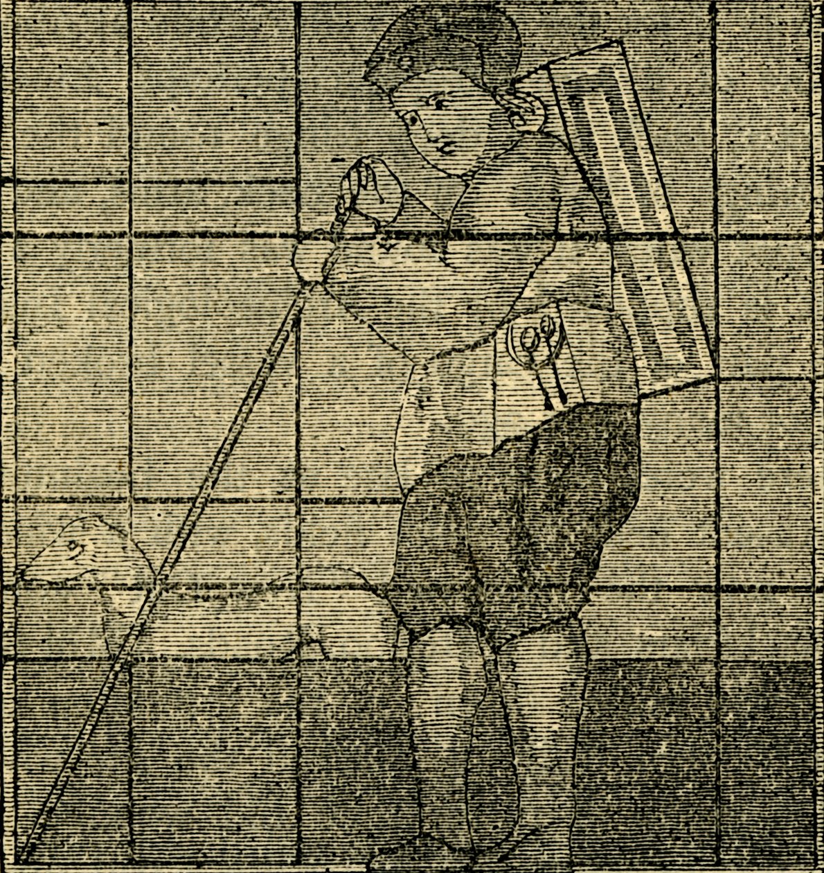 小贩和他的狗，前身是兰贝斯教堂，建于1878年。 作者 不明
