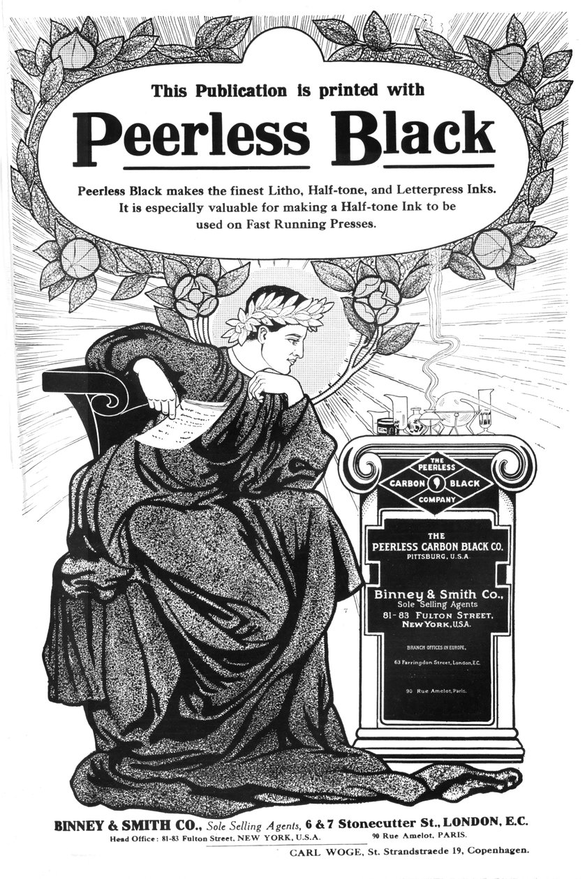 无双碳黑公司，1916年 作者 不明