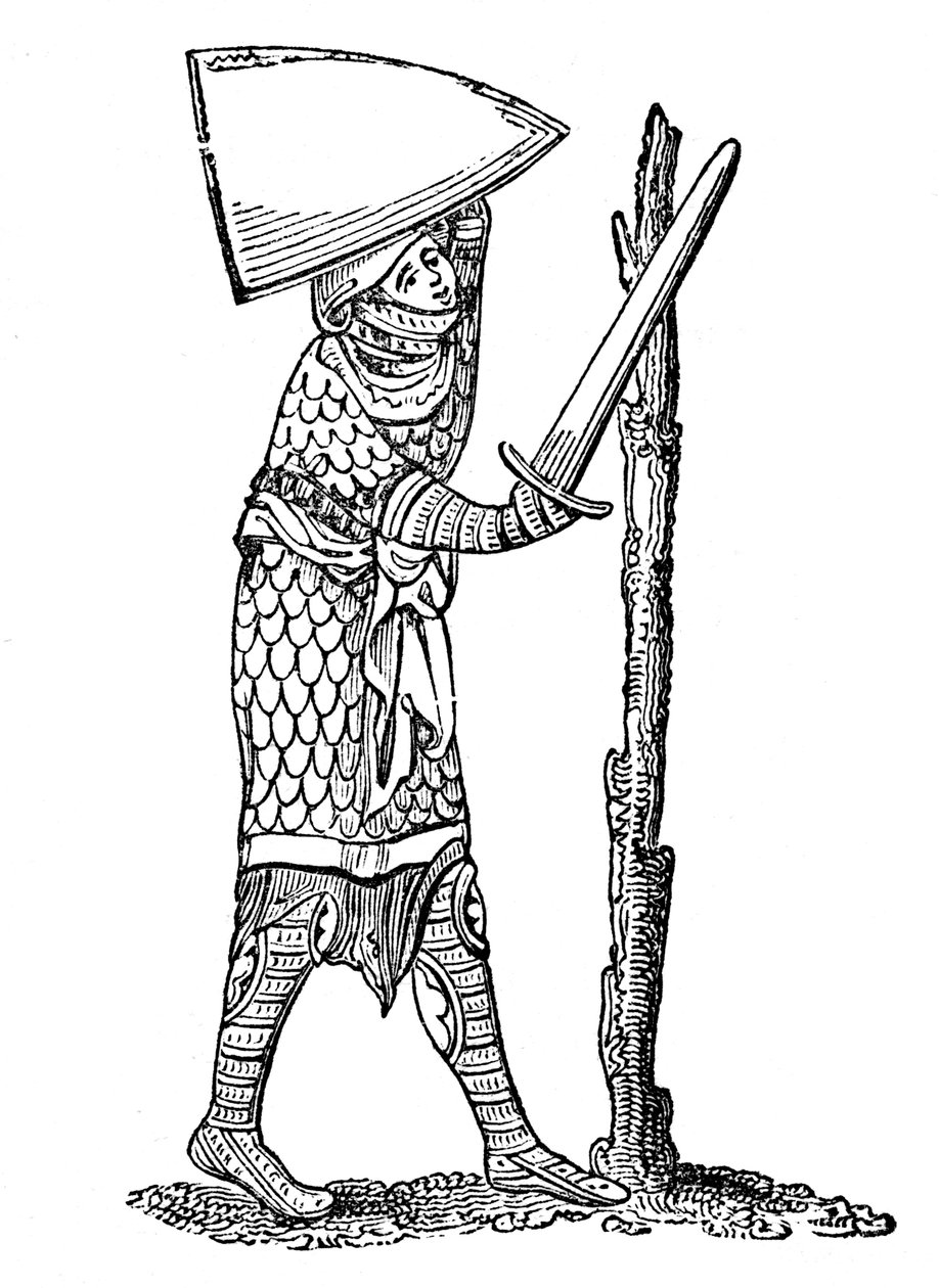 佩尔·昆坦（Pel Quintain），十四世纪，1883年 作者 不明