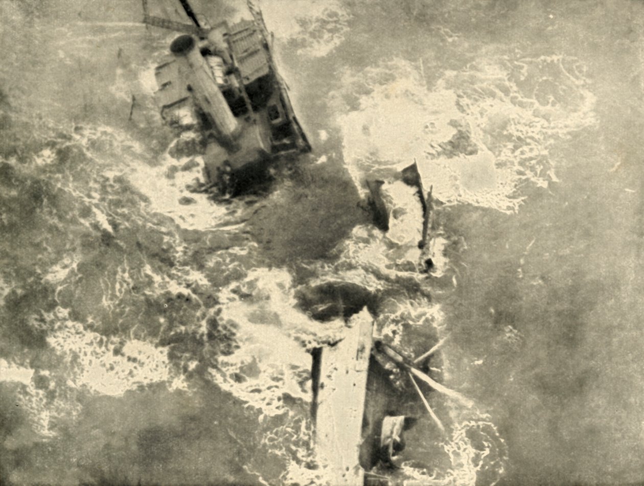 海盗作品：蒸船破裂，1919年。 作者 不明