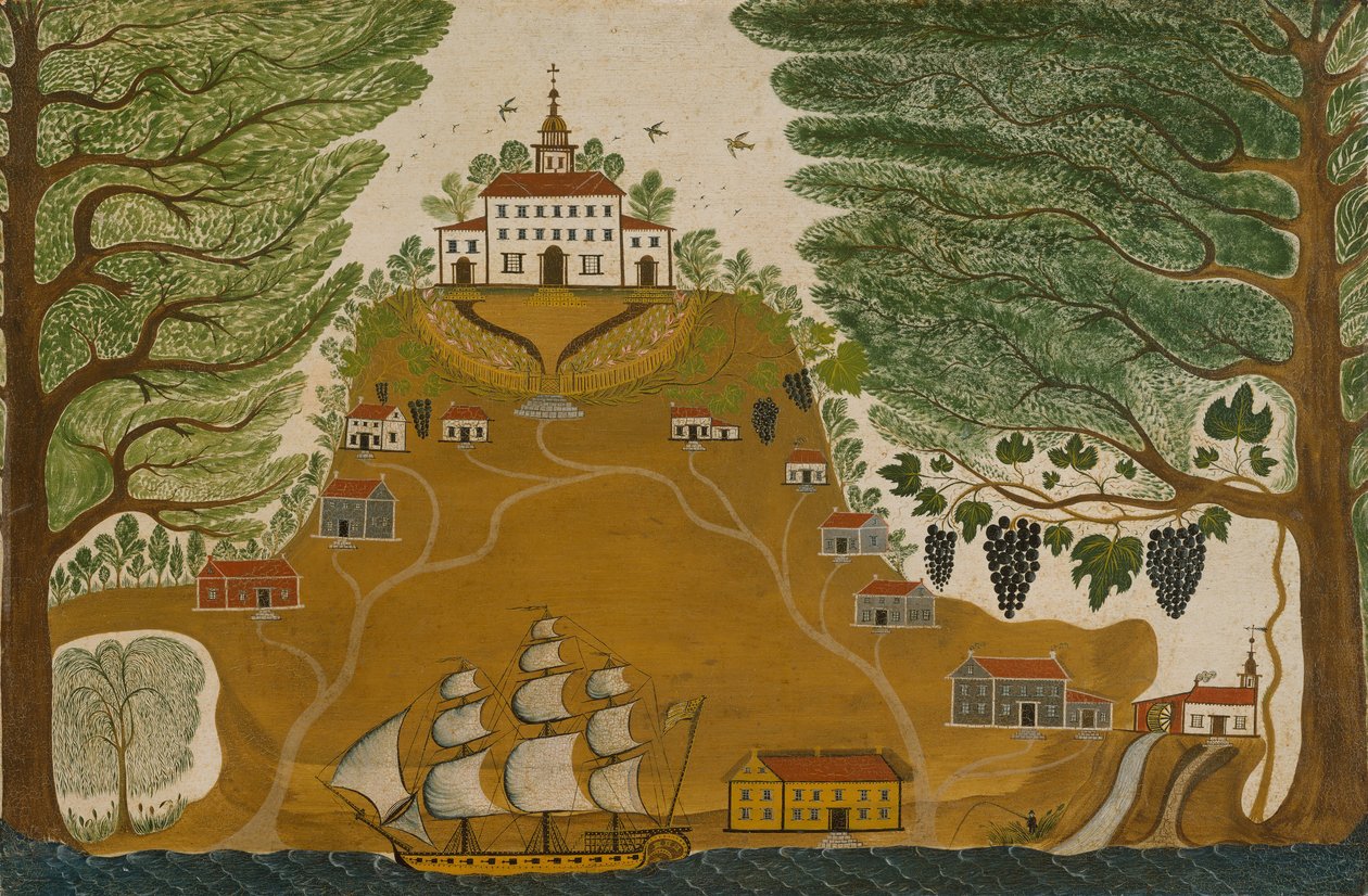 种植园，约。 1825年。 作者 不明