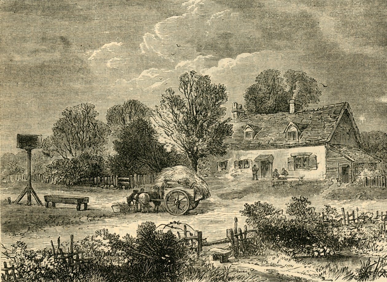 Kensal Green的犁，1830年，约1876年。 作者 不明