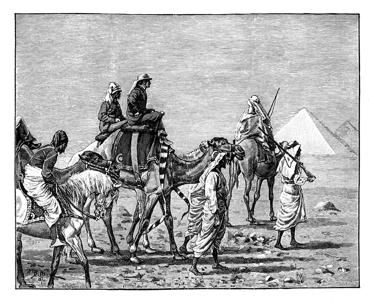 威尔士亲王金字塔，c1861 作者 不明