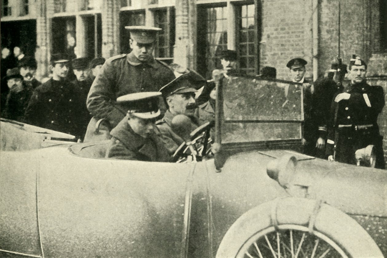 第一次世界大战中的法兰德斯威尔士亲王，1914年12月， 作者 不明