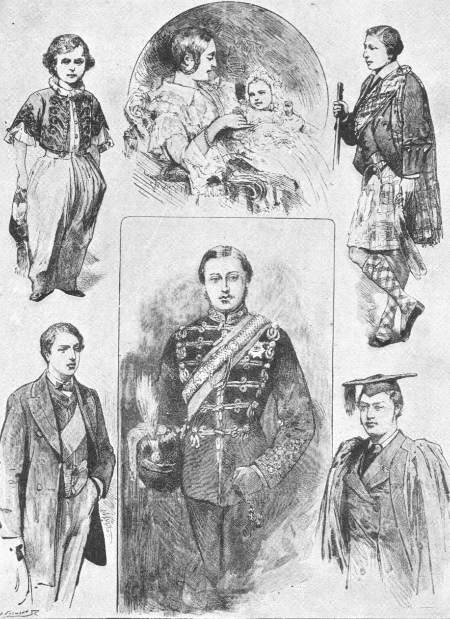 威尔士亲王（Princes），1901年。 作者 不明
