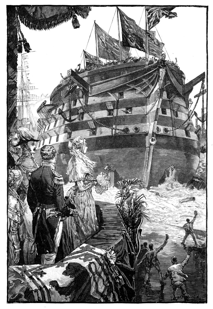 特拉法加战役后的女王，1841年，1900年 作者 不明