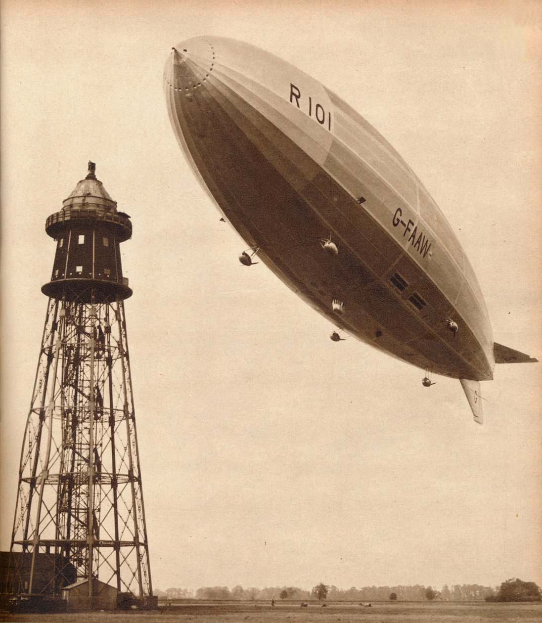 R101，1930年，1938年 作者 不明