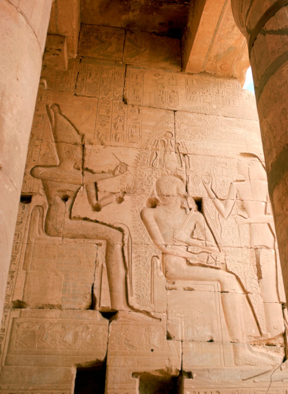 拉美西斯（Ramesseum），卢克索，底比斯，埃及，二十世纪 作者 不明